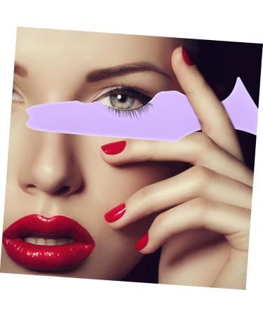 FRCOLOR 5pi ces Pochoir Multifonction Pour Eyeliner Silicone Outil De Maquillage R utilisable Pour Positionnement Des L vres Et Application De Mascara Accessoire De Beaut Pratique Et 15X4.15CMx5pcs rosex5pcs - Buy Online on GoSupps.com