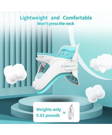 H2 Life Cervical Neck Traction Device - Adjustable Ergonomic Neck Stretcher for Pain Relief and Spine Alignment - Neck Brace with Airbag Support - Ideal Gifts for Men, Women, Dad, Mom - Buy Online on GoSupps.com