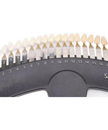27 Colors Teeth Whitening Shade Guide - Professional Dental Bleaching Chart for Home & Salon Use - Buy Online on GoSupps.com