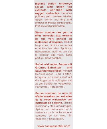 Task Essential Eye Rescue O2 Active Eye Serum - 0.7 fl. oz - Buy Online on GoSupps.com