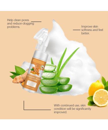 Foaming Facial Cleanser - Gentle Deep Cleansing Oil Control & Moisturizing Removes Acne/Blackheads Non-Tightening Skin(2PCS) - Buy Online on GoSupps.com