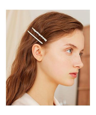 10 Pearl Hair Clips - Stylish Decorative Hairpins & Accessories for Girls | Ideal for Parties Birthdays & Weddings - Buy Online on GoSupps.com