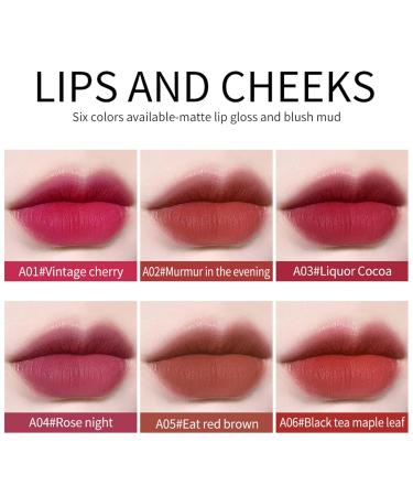 YUECI Lip Sludge - Waterproof Matte Liquid Lipstick | Durable Non-Stick Cup Lip Gloss #06 - Buy Online on GoSupps.com