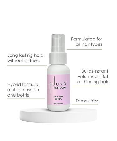Nuuvo Haircare Va Va Voom Wet Texture Spray for Hair - 2oz Lightweight Volumizing Root Boost or Bouncy Beachy Wave Hair Salon-Quality Salt & Alcohol Free UV Protection Use on All Hair Types 2 Fl Oz (Pack of 1) - Buy Online on GoSupps.com