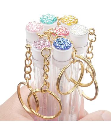 tinysiry Brosse cils en faux cristal avec boucle et tuyau en strass brosses cils mascara brosse baguettes applicateur cosm tique maquillage brosse trousses d'outils Rose rouge - Buy Online on GoSupps.com