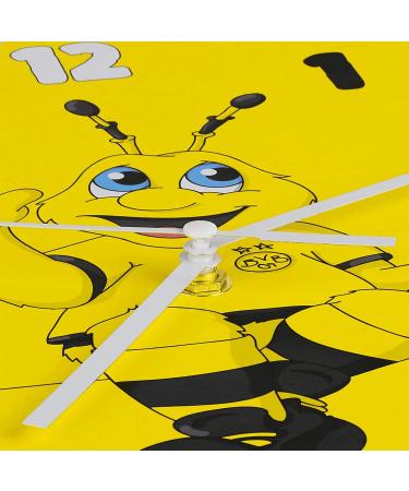 Buy Borussia Dortmund BVB Children's Wall Clock EMMA - 30cm | Perfect Gift for Young Fans | International Shipping Available - Buy Online on GoSupps.com
