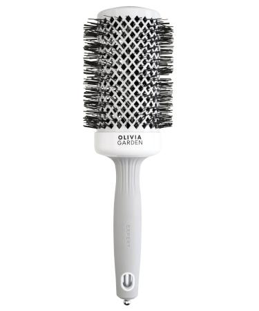 Olivia Garden - Expert Blowout Shine Hairbrush White and Grey 55 - Buy Online on GoSupps.com