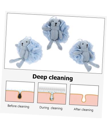 DOITOOL 1pc Cartoon Bath Ball Bathing Toy Bathroom Accessories Cleaning Sponge Infants Water Toy Bath Tub Exfoliate Shower Sponge Exfoliating Body Puff Cute Child Pouf Pe - Buy Online on GoSupps.com