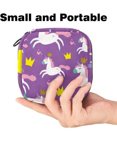 Javenproeqt Portable Binding Bags for Ladies | Menstrual Cup Pockets & Pads | Perfect for Teen Girls | First Period Tampons & Sweet Princess Designs - Buy Online on GoSupps.com