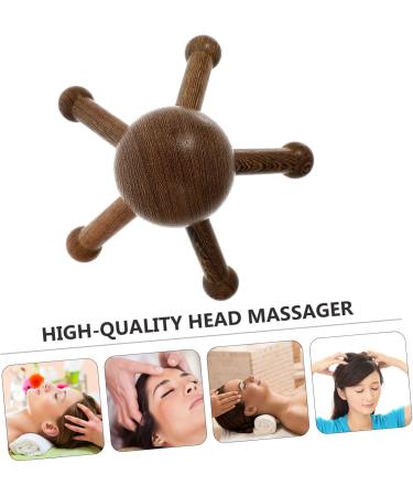 Beavorty 5 STK Wooden Scalp Massage Device - Five Claws Head Massager & Roller Tool for Relaxation - Buy Online on GoSupps.com