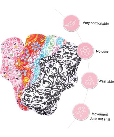 CliSpeed Washable Menstrual Pads - 12 Pack Eco-Friendly & Comfortable 3 Colors 19x15cm - International Shipping - Buy Online on GoSupps.com