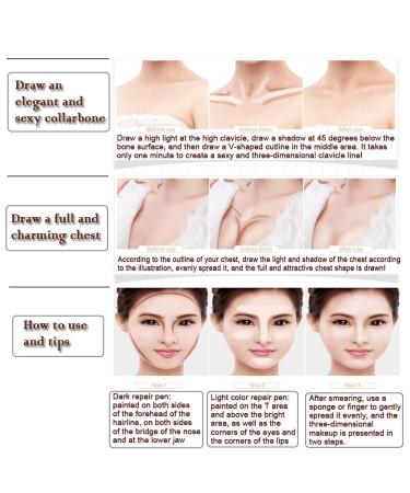 Concealer Eraser Stick & Highlight Pen | Contouring Makeup for Flawless Skin - A01 - Buy Online on GoSupps.com