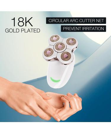 5D Electric Razors for Women - Waterproof Lady Shaver for Painless Hair Removal on Legs, Bikini, Arms - Gentle on Sensitive Skin - Bald Head Shaver for Men - Buy Online on GoSupps.com