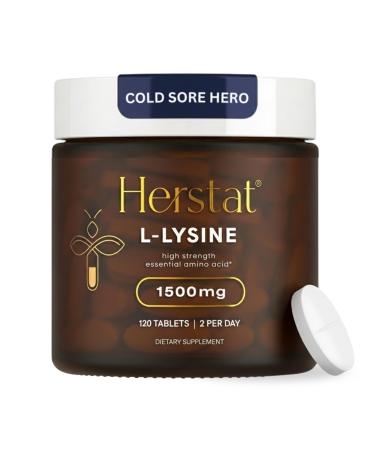 Herstat L-Lysine & Propolis | Advanced Lip Health & Immune Support | High Strength Formula with Quercetin Vitamin C Vitamin E & Zinc