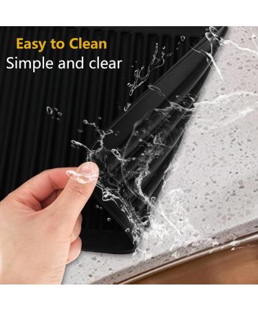 Large Heat-Resistant Styling Mat - 12x9 Silicone Flat Iron & Curling Iron Mat for Travel & Salon - Perfect for Hair Tools & Appliances Black - Buy Online on GoSupps.com