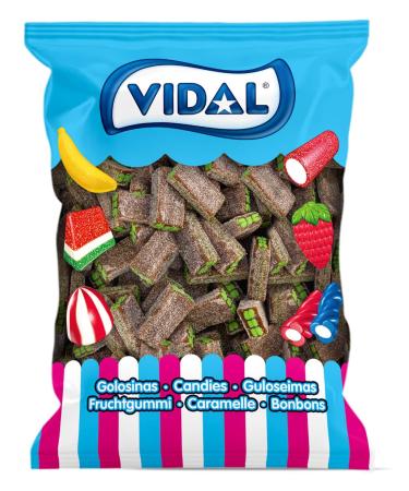 Vidal Vidal Golosines - Filled bricks with cola flavour - Bag of 250 units.