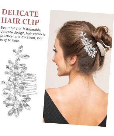 Beatifufu Crystal Hair Accessories Decorative Hair Side Comb Wedding Bride Hair Comb Bridal Hair Comb Bride Hair Accessories Rhinestone Hair Comb Sparkly Hair Comb Rhinestone Hair Side Comb - Buy Online on GoSupps.com