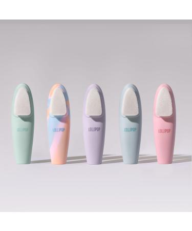 LOLLIPOP Large Dual-Sided Silicone Face Scrubber Brush | Synthetic Facial Cleansing Massager | Rainbow Color - Buy Online on GoSupps.com