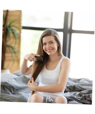 Buy TOVINANNA 3-Piece Portable Jade Massage Comb Set - Natural Jade Hairbrush & Gua Sha Tool for Facial Care | International Shipping Available - Buy Online on GoSupps.com