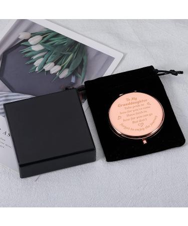 Rose Gold Compact Mirror: Granddaughter Graduation & Birthday Gift - Buy Online on GoSupps.com