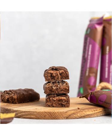 Protein Works Ridiculous Vegan Protein Bar - Award Winning Triple Chocolate Brownie | High Protein | Plant Based & Palm Oil Free | 9 Bars - Buy Online on GoSupps.com