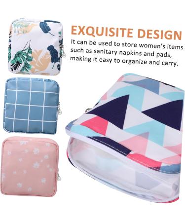 Amosfun Women's Bandage Storage Bags - 4 Pack Cotton Tampon Travel Bags for Feminine Products - Buy Online on GoSupps.com