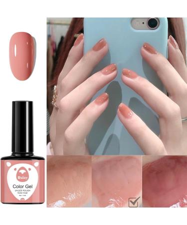 Nude Gel Nail Polish Set Nude Pink Nail Varnish Sets Spring Autumn Natural Pastel French Manicure UV/LED Nail Lamp Soak off Nail Art Manicure Gel Nail Polish Kit for Salon DIY at Home - Buy Online on GoSupps.com