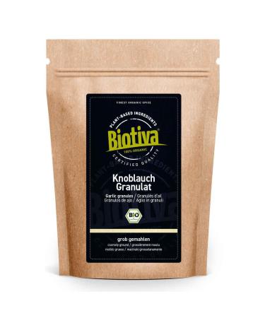 Organic garlic granules 250 g - Biotiva