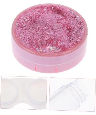 Partykindom Contact Lens Container - Glitter Lens Organizer & Suction Cup Storage Box - Perfect for International Shipping - Buy Online on GoSupps.com