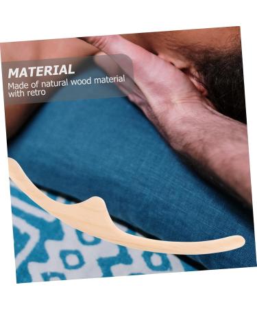 Buy Hapinary Wooden Massage Roller & Gua Sha Tool - Natural Body Pressure Point Device for Women - Buy Online on GoSupps.com