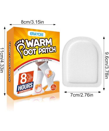 Foot Warmer Patch | Self-Adhesive Safe Warmth for Skiing Hiking & Outdoor Activities | Dificato - Buy Online on GoSupps.com