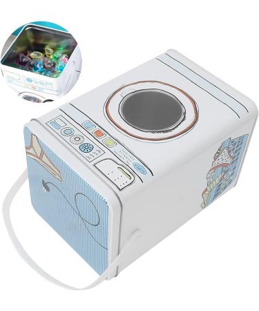 Metal Laundry Room Container Laundry Powder Metal Box Large Capacity Metal Laundry Detergent Canister Container for Storing Washing Tablets Blue - Buy Online on GoSupps.com