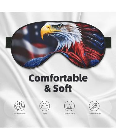 SSIMOO American Bald Eagle Eye Mask Double-Sided Soft & Light Blocking for Enhanced Sleep Quality - Buy Online on GoSupps.com