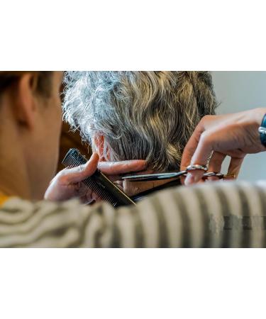 Wenshall Professional Barber Hair Scissor - Stainless Steel Hair Cutting Shears for Men, Women, Children & Adults - Salon Quality (6.5 inch, Black) - Buy Online on GoSupps.com