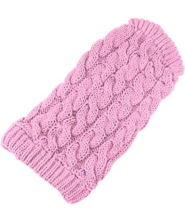 Shop Famkit Pink Pet Dog Roll Collar Sweater - Warm Fashion Knitwear & Outwear for Small Dogs (M-2: 5.5-7.7lb) - Buy Online on GoSupps.com