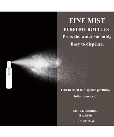 100pcs 2ml Mini Refillable Clear Plastic Spray Bottles for Travel - Ideal for Perfume, Essential Oils, Hand Sanitizer, Cleaning - Small Atomizer Aerosol Spray Bottle - Buy Online on GoSupps.com