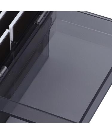 10 Layers Acrylic Eyelash Storage Box | Magnetic Bottom Extension Grafting Tool & False Eyelashes Pallet Holder | Water Resistant Tea Transparent - Buy Online on GoSupps.com