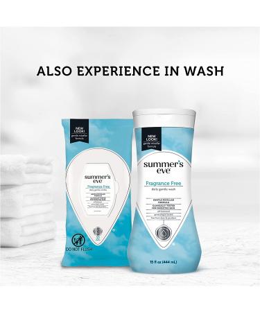 Summer's Eve Fragrance Free Gentle Feminine Wipes - 32 Count Cleansing Cloths (Pack of 1) - Buy Online on GoSupps.com