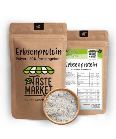 TASTE Guter Geschmack 200g Pea Protein Powder | 80% Protein | Vegan Protein Powder | Pea Protein Isolate | Taste Market