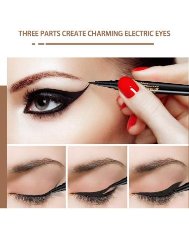Buy Eyelin Black Liquid Eyeliner - Waterproof Quick-Drying Precision Miniature 24-Hour Liner - Buy Online on GoSupps.com