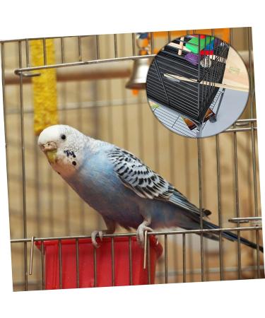DOITOOL 4 Pcs Birdcage Brush Bird Cage Scoop Shovel Bird Brush Parrot Cage Brush Bamboo Cage Cleaner 7x9cmx2pcs Assorted Colorx2pcs - Buy Online on GoSupps.com