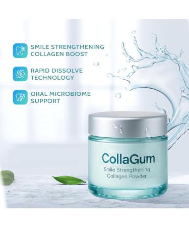 Collagum Smile Strengthening Collagen Powder Collagen Tooth - Hydroxyapatite Toothpaste Care Powder Protect Gum - Buy Online on GoSupps.com