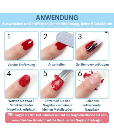  P-Beauty Cosmetic Accessories P-Beauty Acetone-Free Nail Polish Remover | Professional 3-Minute Nail Polish Remover | Remover for Gel Shellac and UV Polish | Nail Polish Remover | Fast Removal - Buy Online on GoSupps.com