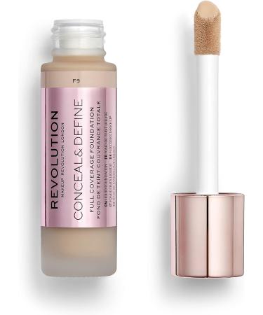 Revolution Beauty London Conceal and Define Foundation F11 - 23ml (Pack of 1) | Full Coverage Foundation - Buy Online on GoSupps.com