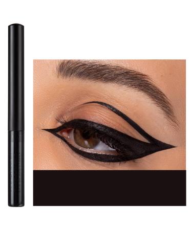Coloured Eyeliner Matte Liquid Eyeliner Black Eyeliner Long-Lasting Waterproof Liquid Eye Liner Highly-Pigmented Colourful Eyeliner for Eye Makeup Tools Black White(Only Black) Black-22