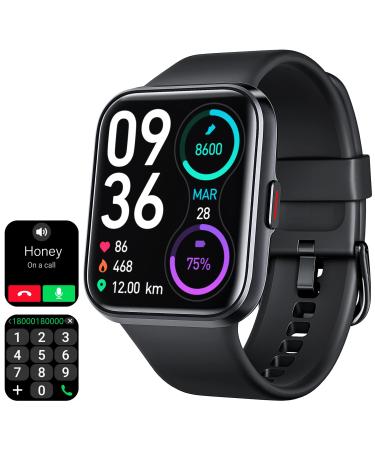 Smart Watch for Men Women(Answer/Make Call), Alexa Built-in,1.7'Fitness Watch with Heart Rate SpO2 Sleep Monitor 60 Sports IP68 Waterproof Activity Trackers and Smartwatches for iPhone Android Phones 1.7 Black - Buy Online on GoSupps.com