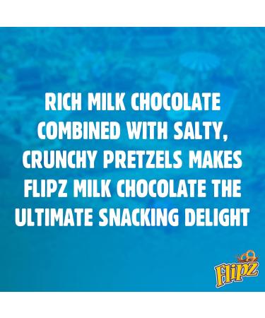 Flipz Milk Chocolate Coated Pretzel Snacks 90g - Crunchy & Delicious (1 Pack) - Buy Online on GoSupps.com