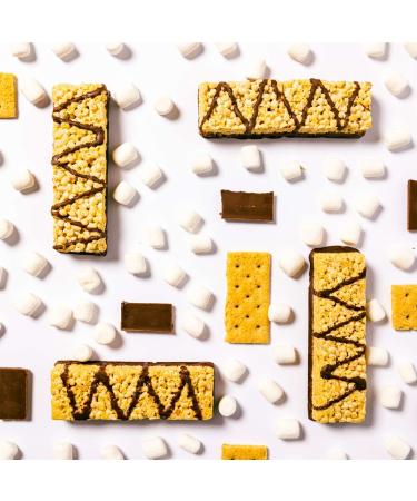 WonderSlim Protein & Fiber Bar - Fluffy S'more Crisp | 15g Protein, 8g Fiber, 3g Net Carbs (7ct) - Buy Online on GoSupps.com