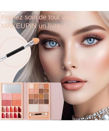  Mbiyhgta Cream Contour Highlighting Palette - Professional Colors Waterproof Kit | Long Lasting Pigmented Eyeshadow Palette Matte Glitter Pai Glitter - Buy Online on GoSupps.com