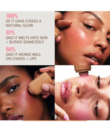 Pocket Blush Stick Multipurpose Long Lasting Smooth Blush Stick 3-in-1 Buildable Natural Matte Blush Stick for Cheeks Eyes and Lips (Toasted Teddy 1) Toasted Teddy 1 count (Pack of 1) - Buy Online on GoSupps.com